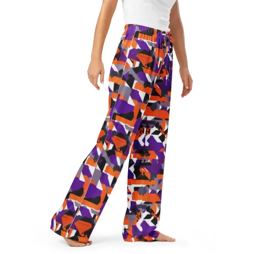 Ultraviolet Shuffle on a Women's Pajama Pants