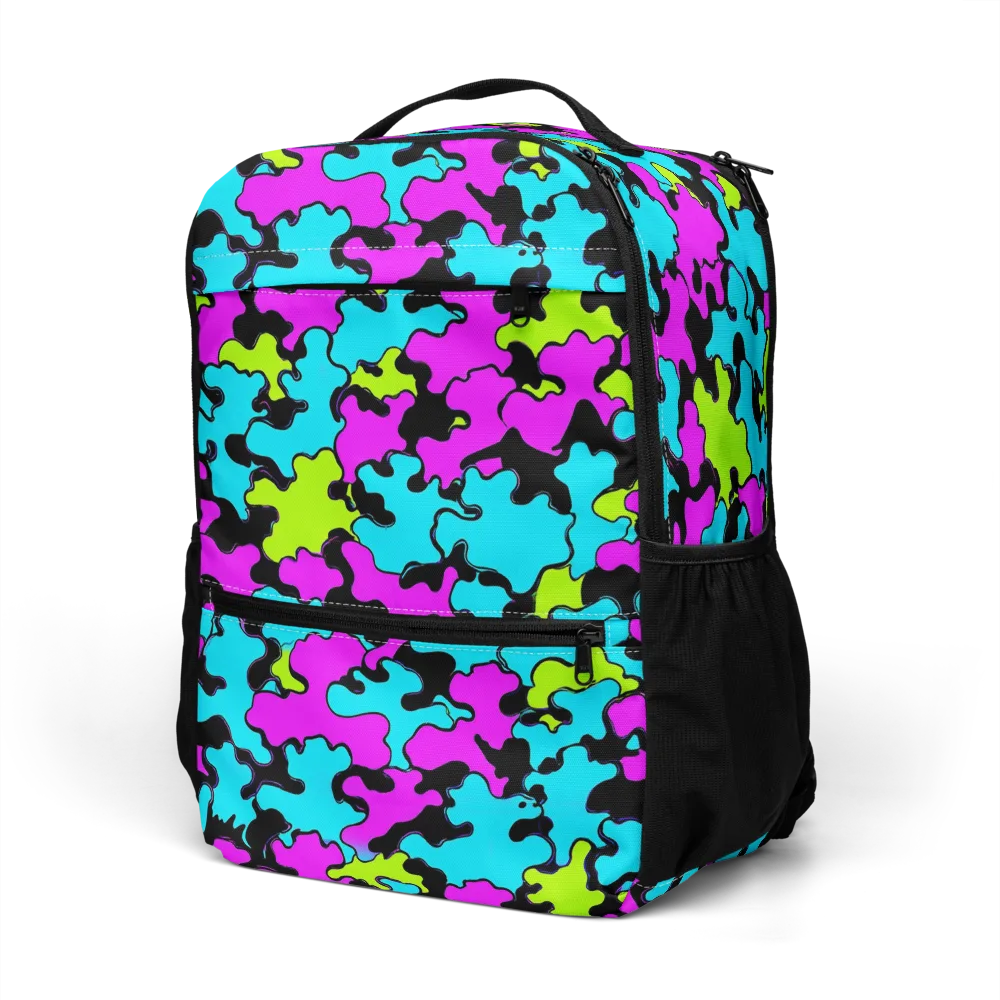 Cyber Goo on Utility Backpack — Left Front
