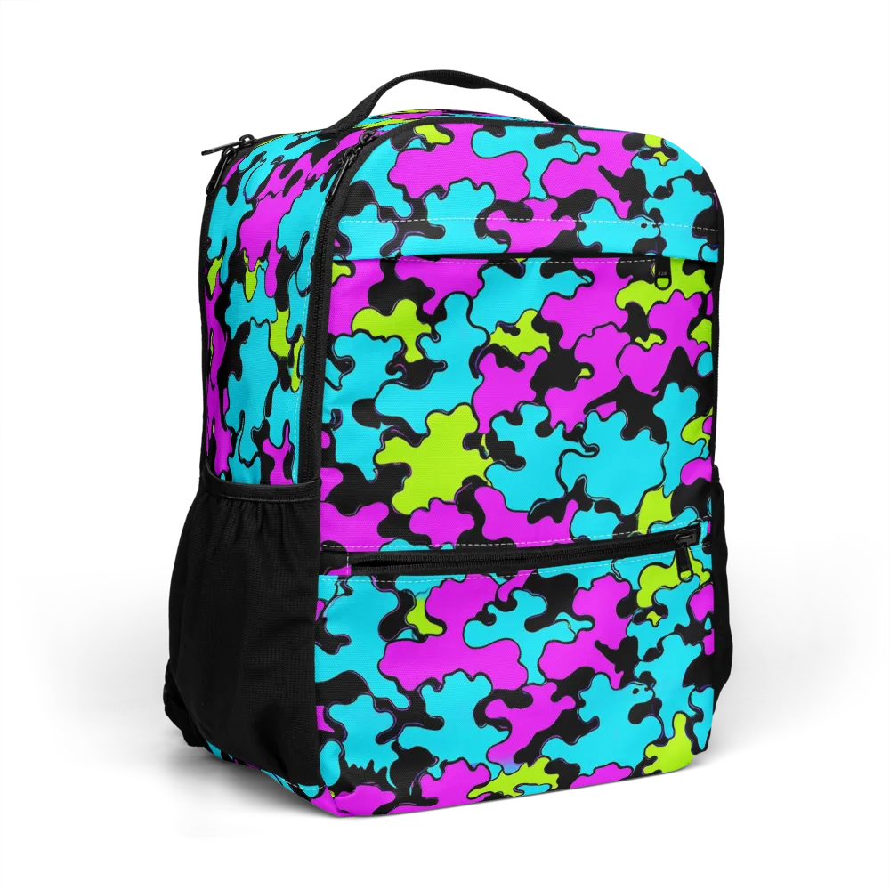 Cyber Goo on Utility Backpack — Right Front