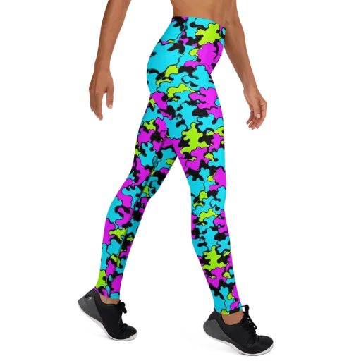 Cyber Goo on a Yoga Leggings
