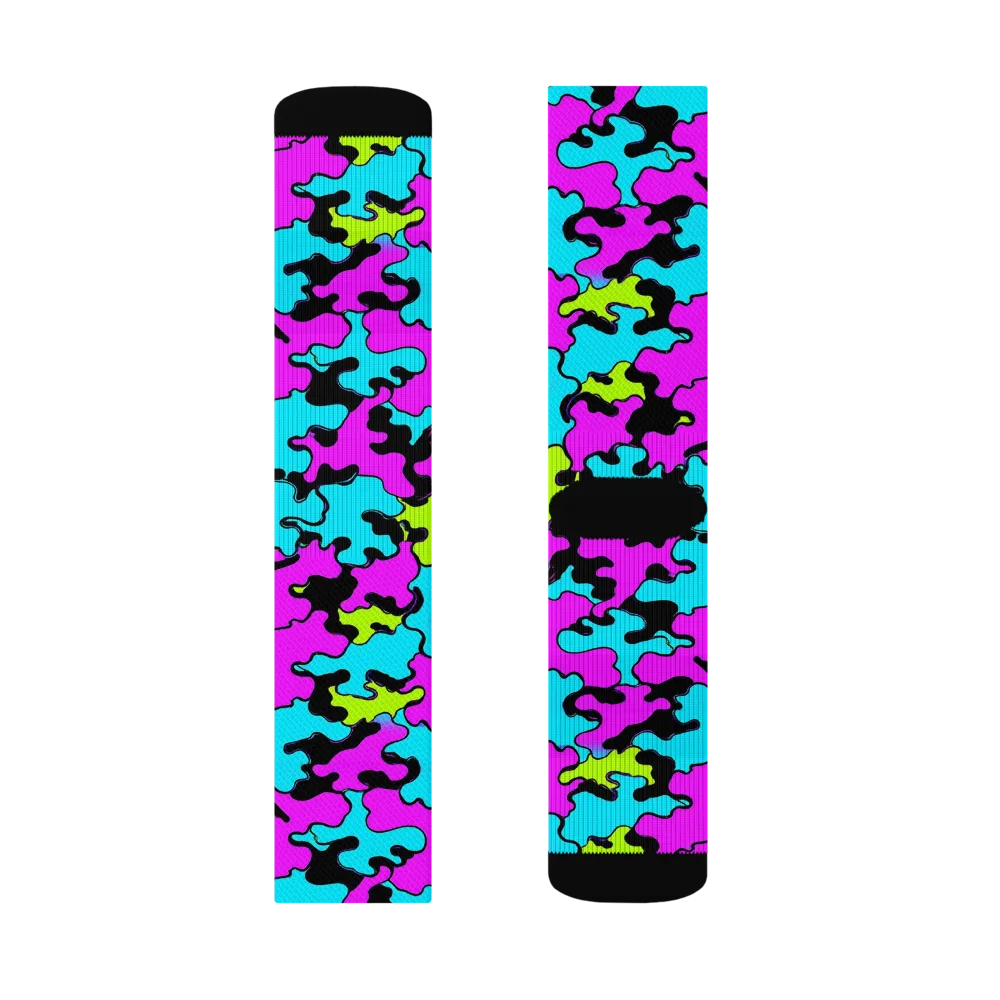 Cyber Goo on Socks — Right Sock