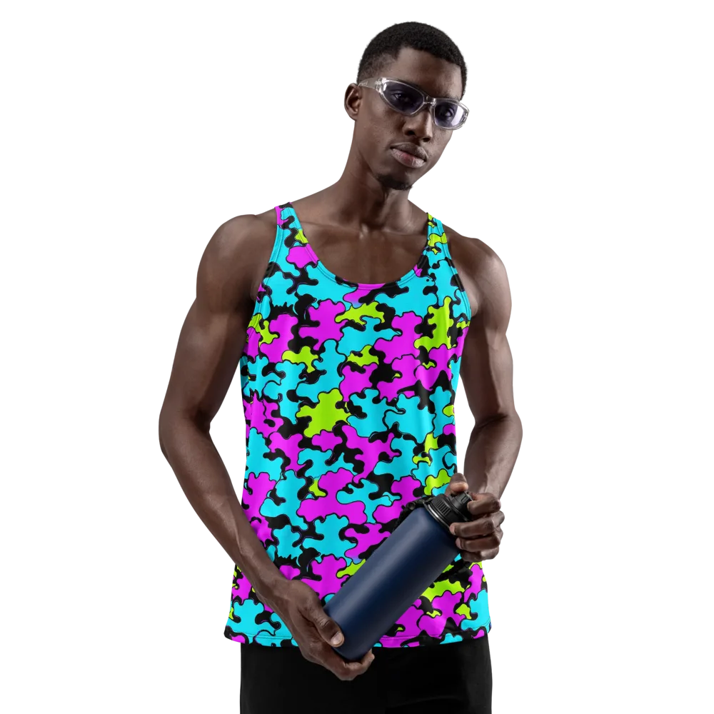 Cyber Goo on Men's Tank Top — Front