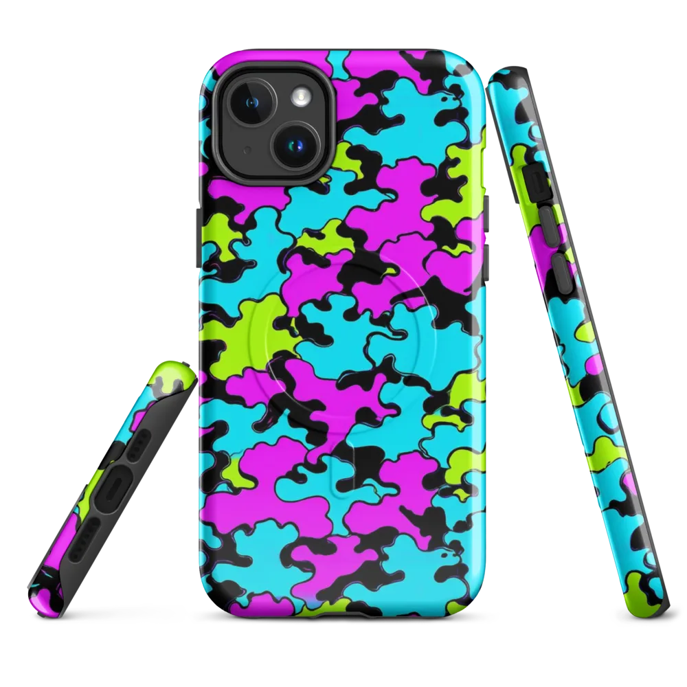 Cyber Goo on MagSafe Tough Case for iPhone® — Front
