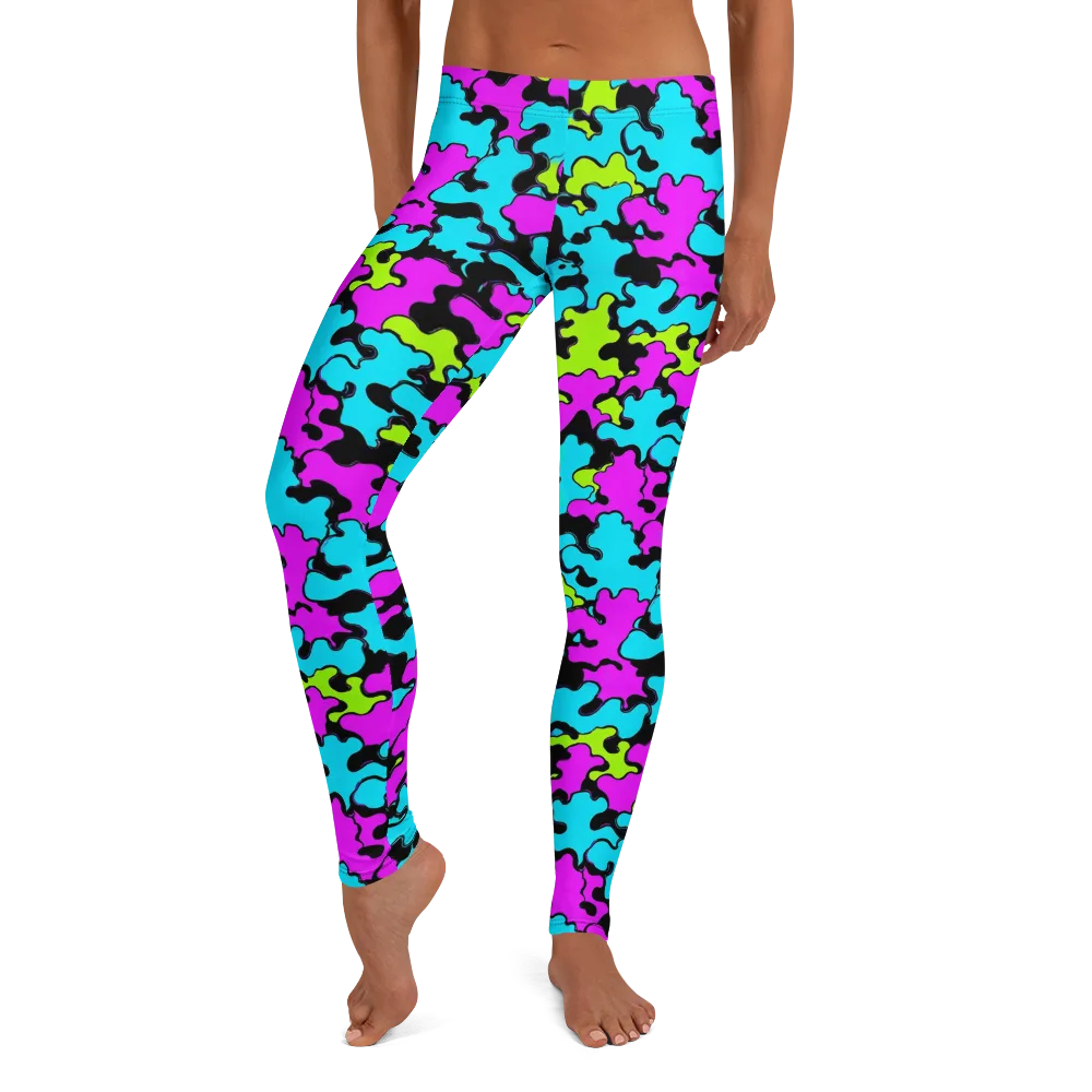 Cyber Goo on Leggings — Front