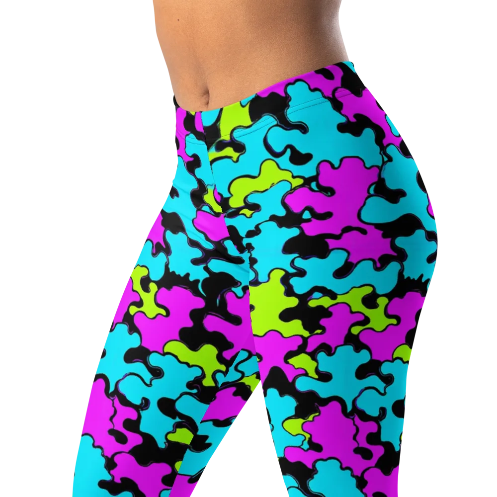 Cyber Goo on Leggings — Left Front