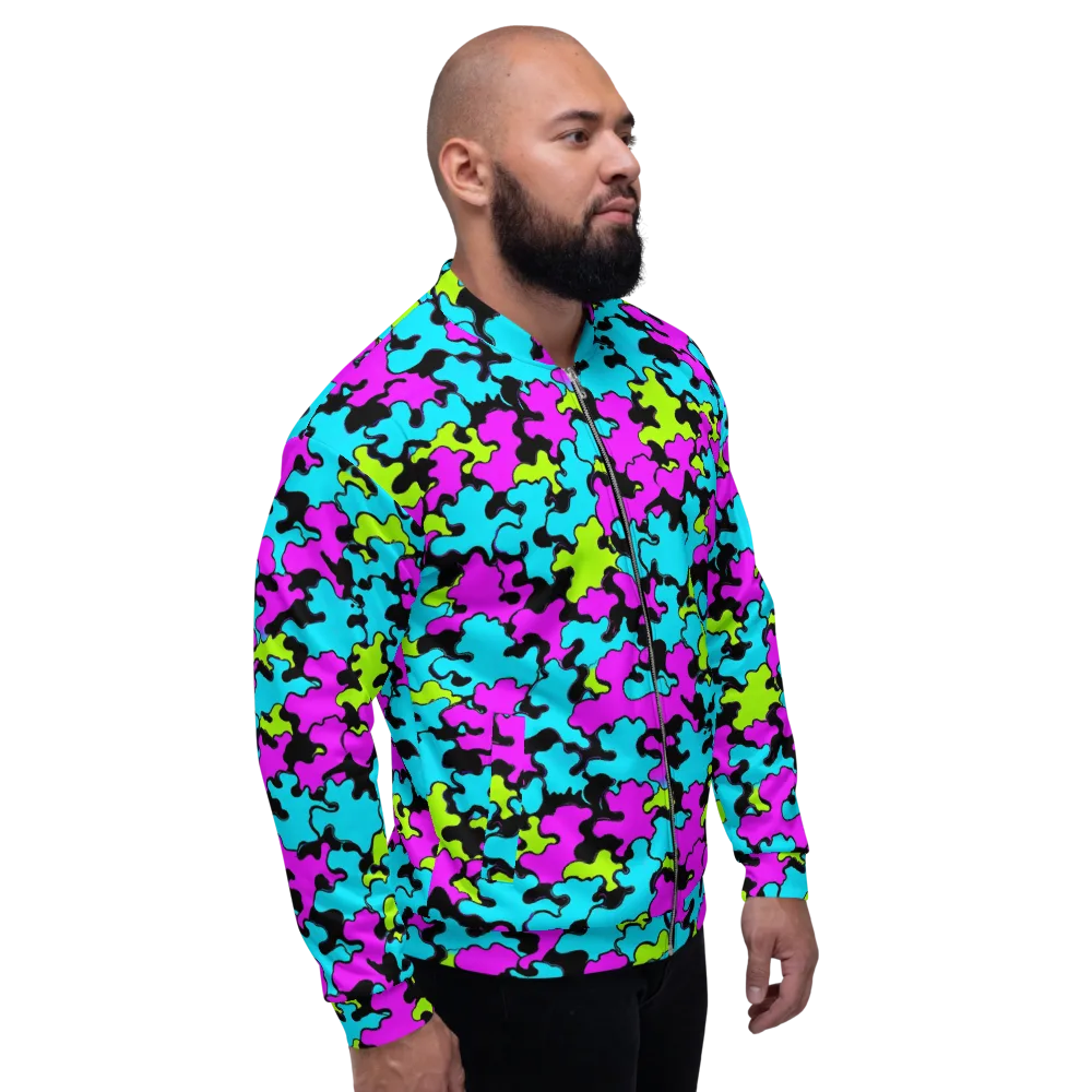 Cyber Goo on Bomber Jacket — Right