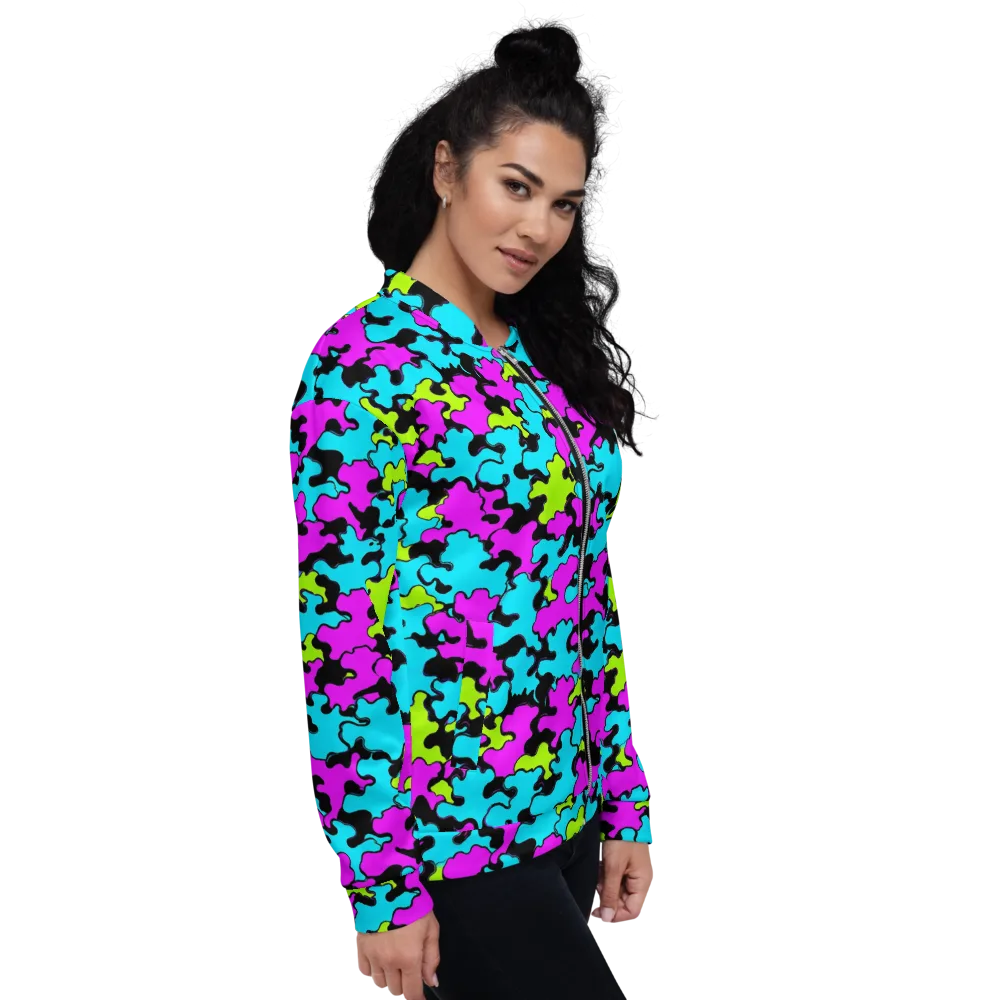 Cyber Goo on Bomber Jacket — Right