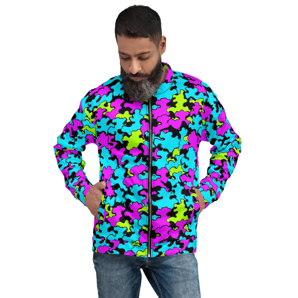 Cyber Goo on Bomber Jacket — Front