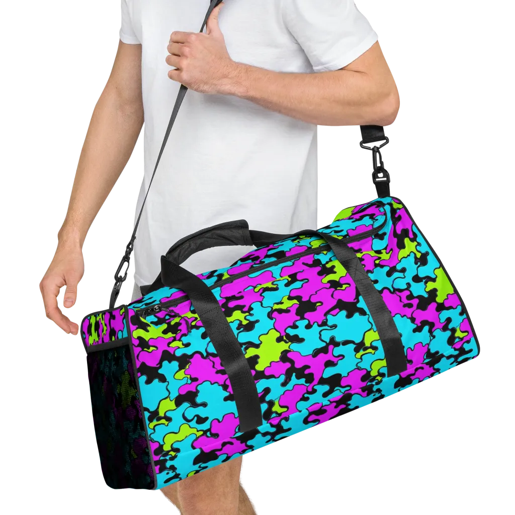 Cyber Goo on Duffle Bag — Right Front