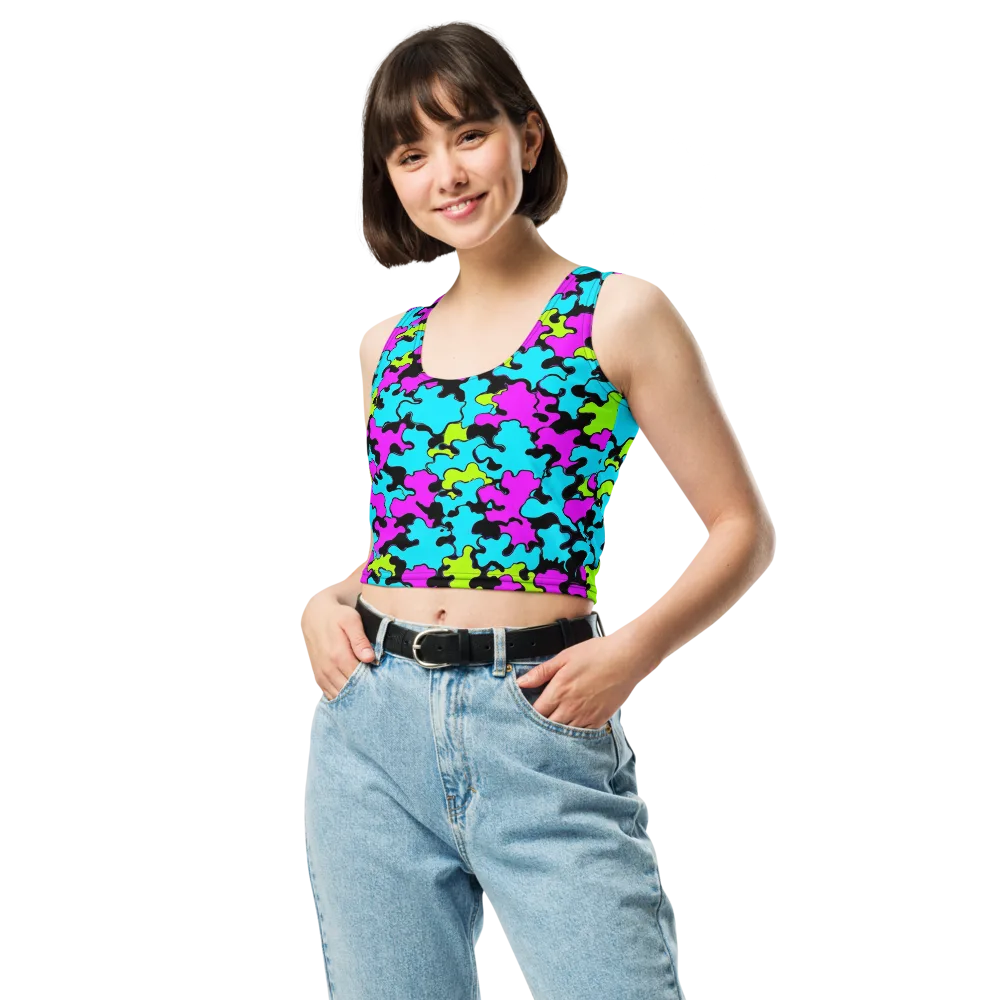 Cyber Goo on Crop Top — Front