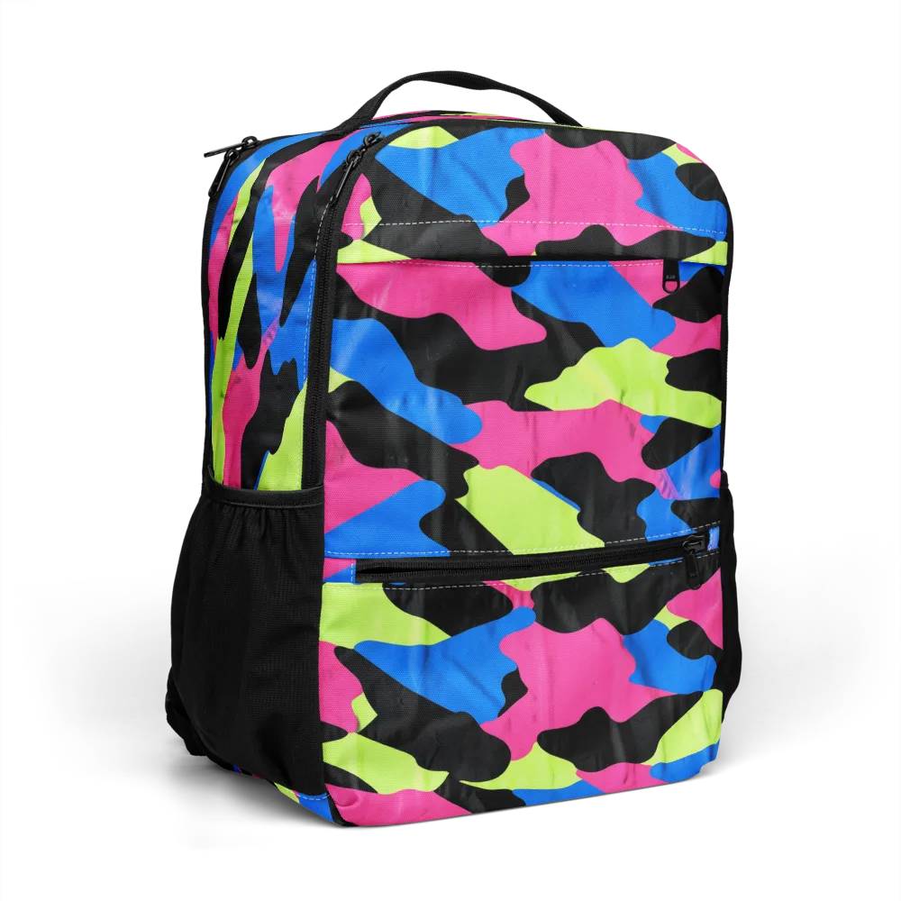 Radical Topography on Utility Backpack — Right Front