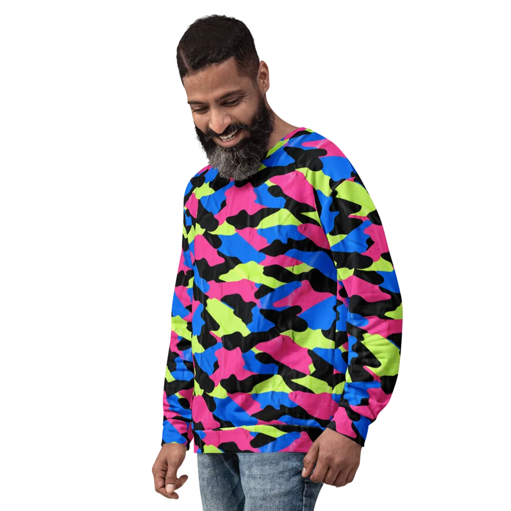 Radical Topography on Sweatshirt — Left Front