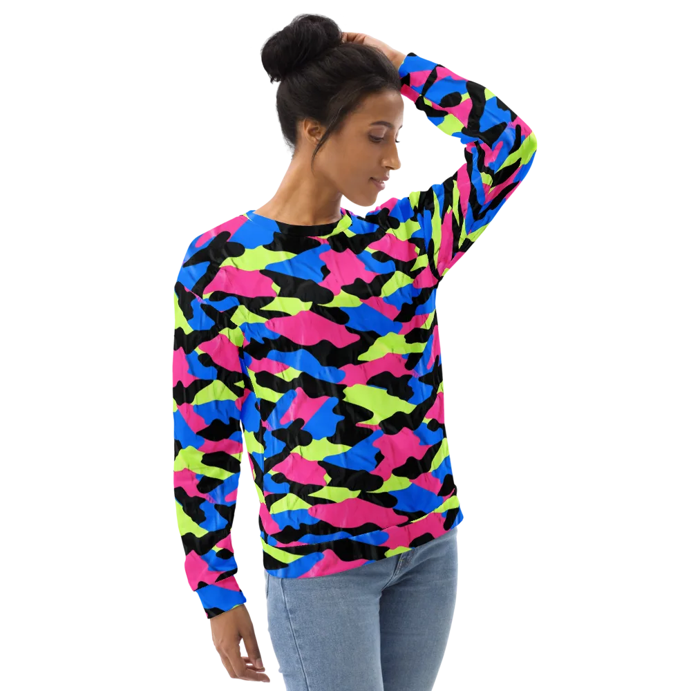 Radical Topography on Sweatshirt — Right Front