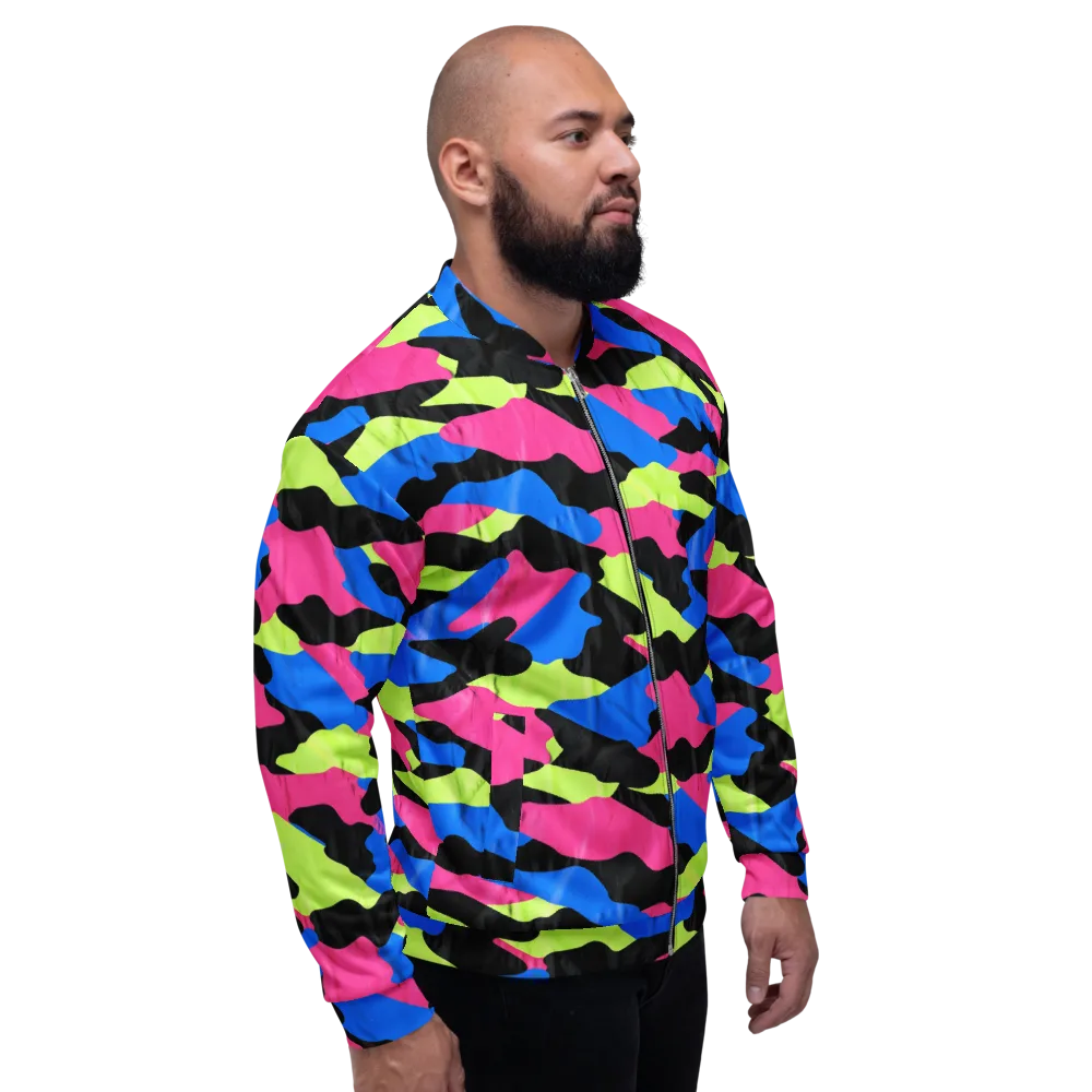 Radical Topography on Bomber Jacket — Right