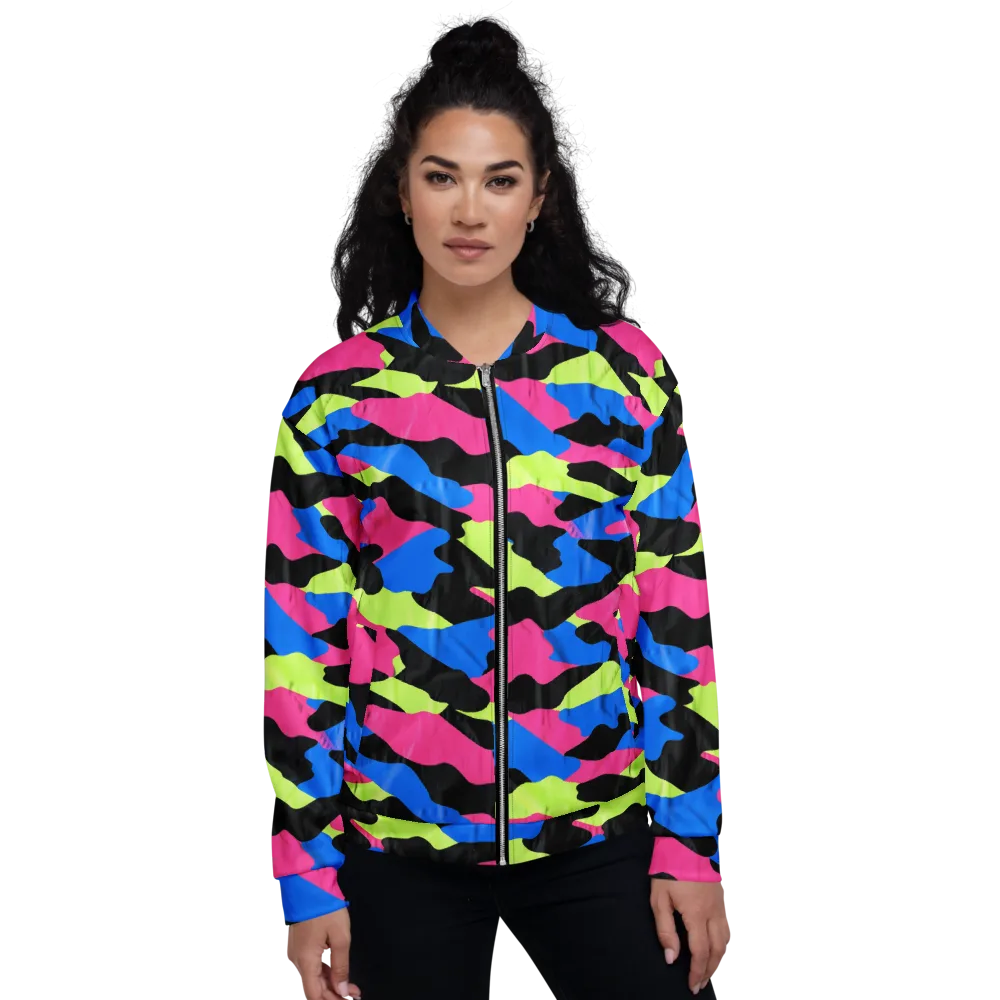Radical Topography on Bomber Jacket — Front