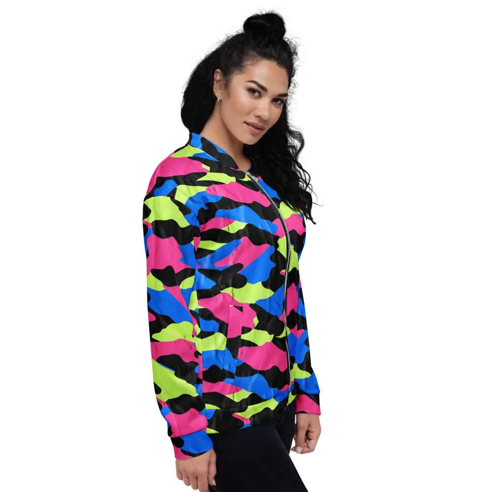 Radical Topography on Bomber Jacket — Right