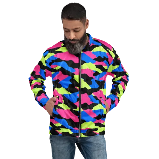 Radical Topography on a Bomber Jacket