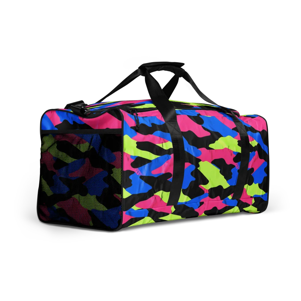 Radical Topography on Duffle Bag — Right Front