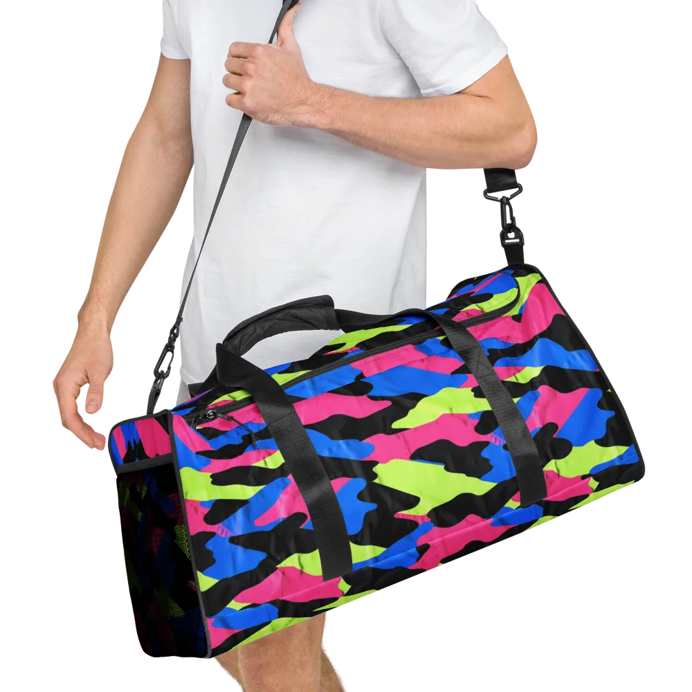 Radical Topography on Duffle Bag — Right Front