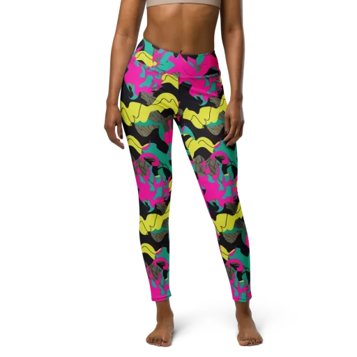 Safari Voltage on a Yoga Leggings