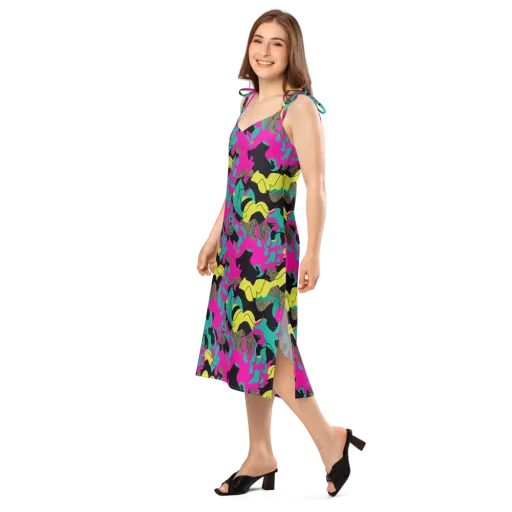 Safari Voltage on a Slip Dress