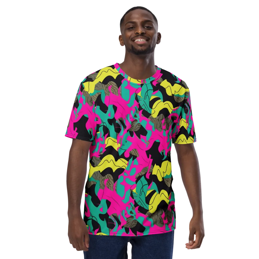 Safari Voltage on Men's Crew Neck T-Shirt — Front
