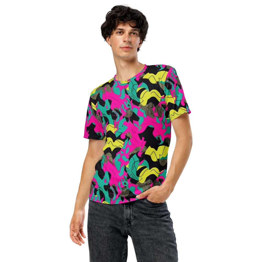 Safari Voltage on Men's Crew Neck T-Shirt — Front
