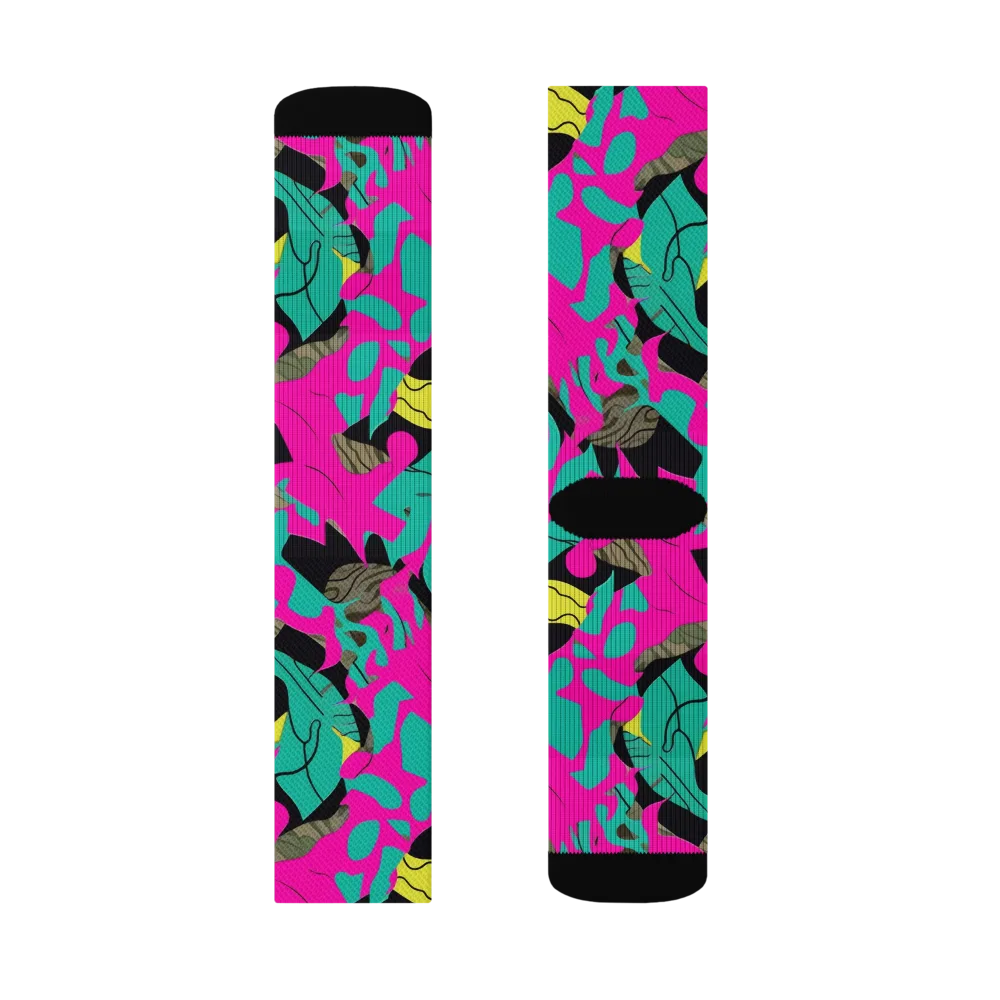 Safari Voltage on Socks — Left Sock