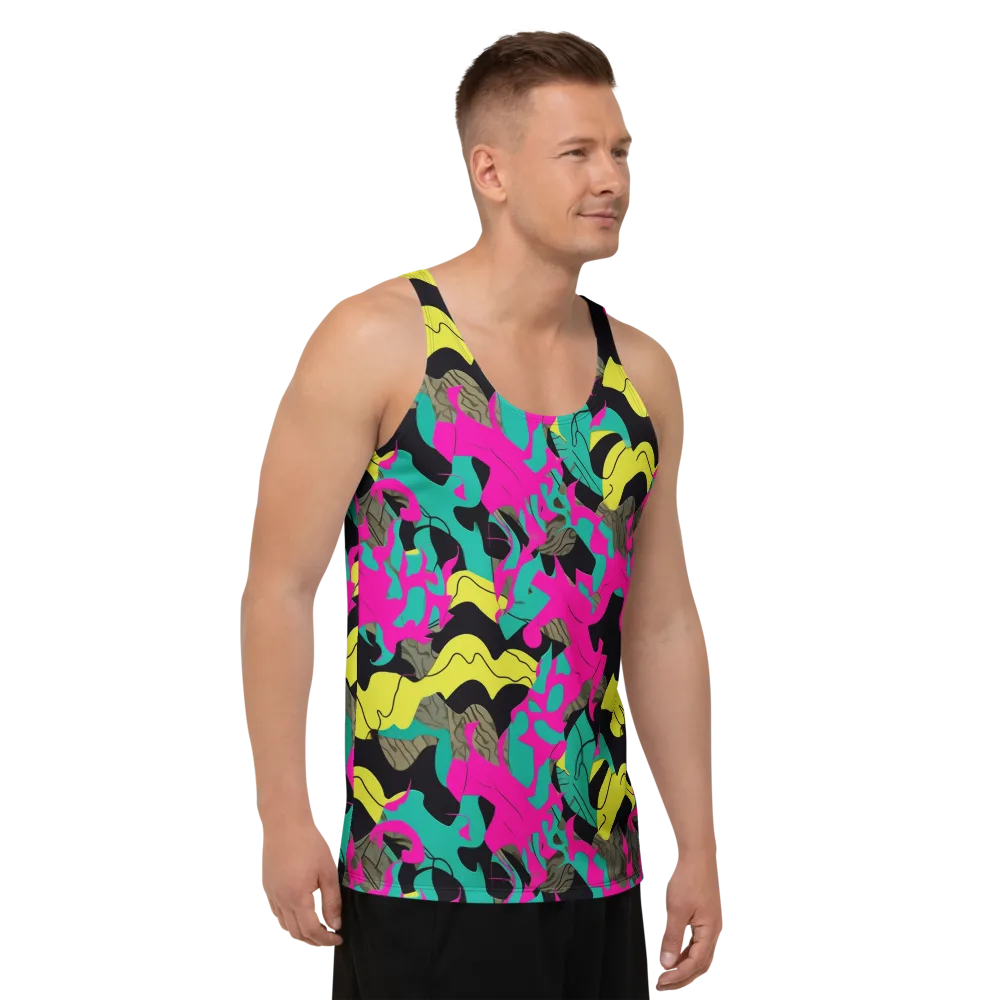 Safari Voltage on Men's Tank Top — Right Front