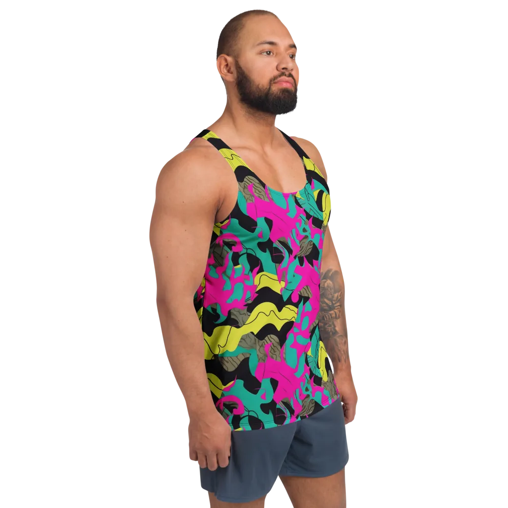 Safari Voltage on Men's Tank Top — Right Front