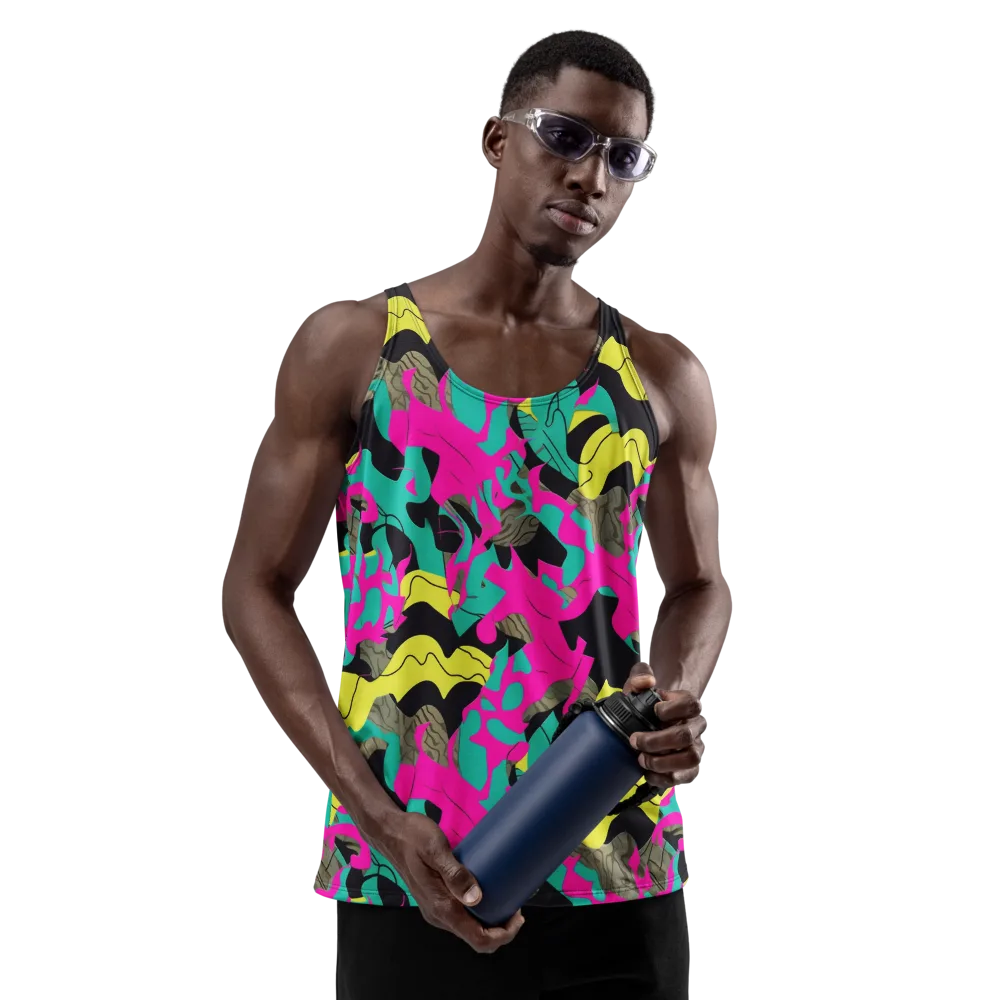 Safari Voltage on Men's Tank Top — Front