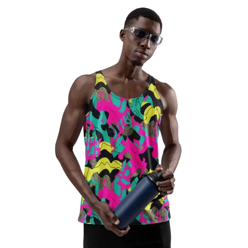 Safari Voltage on a Men's Tank Top