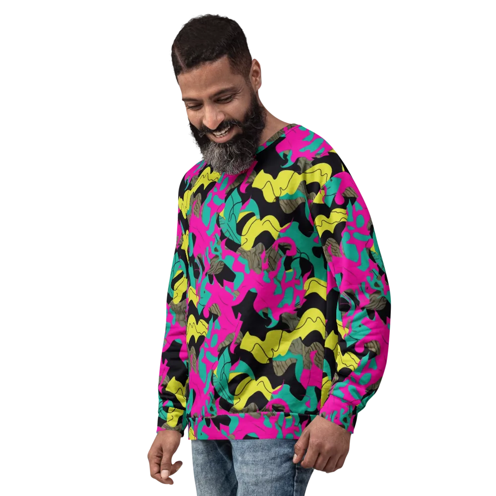 Safari Voltage on Sweatshirt — Left Front