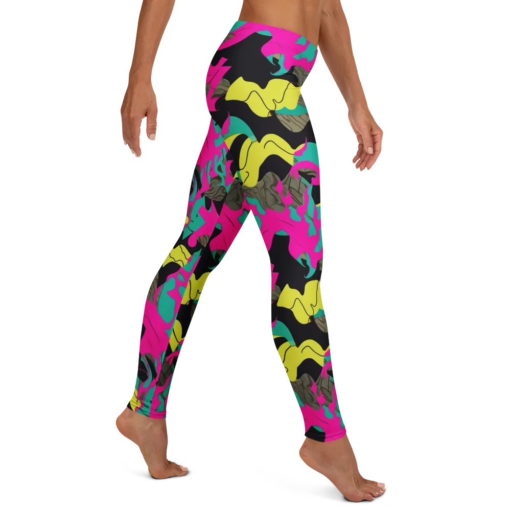 Safari Voltage on Leggings — Right