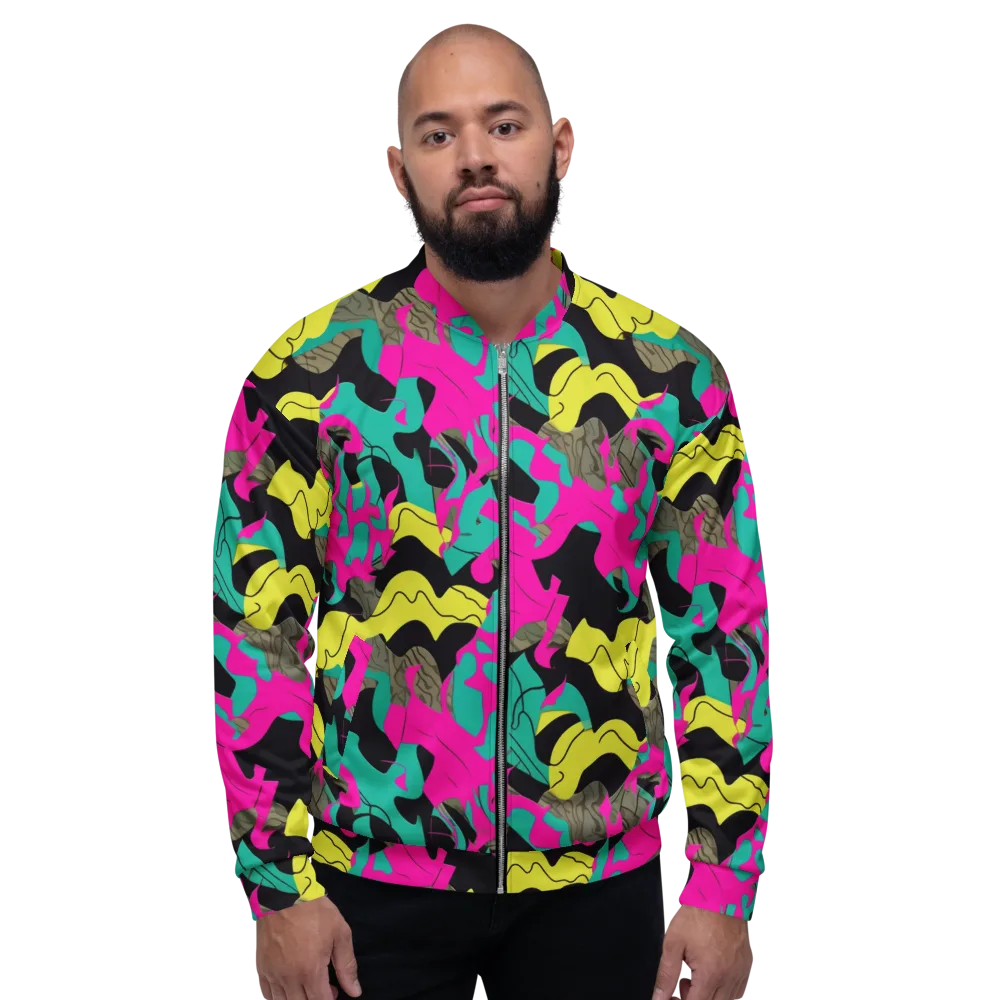 Safari Voltage on Bomber Jacket — Front