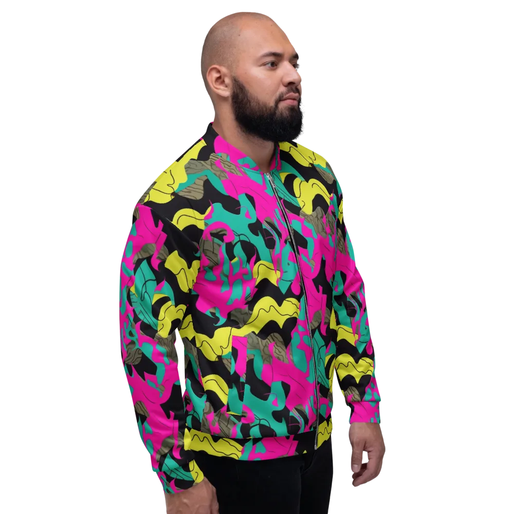 Safari Voltage on Bomber Jacket — Right