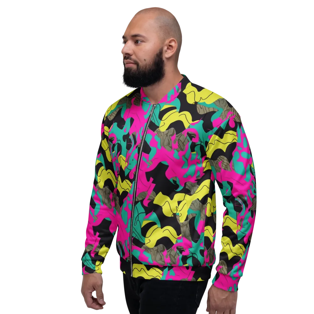 Safari Voltage on Bomber Jacket — Left