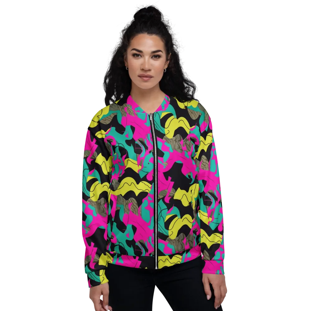 Safari Voltage on Bomber Jacket — Front