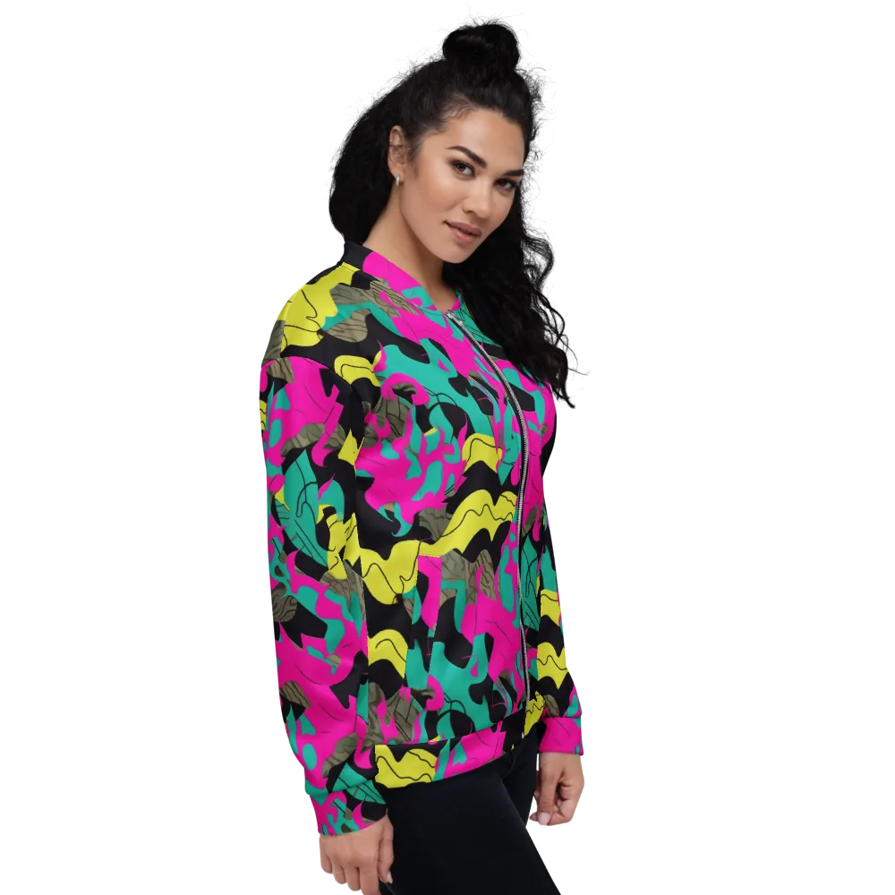 Safari Voltage on Bomber Jacket — Right