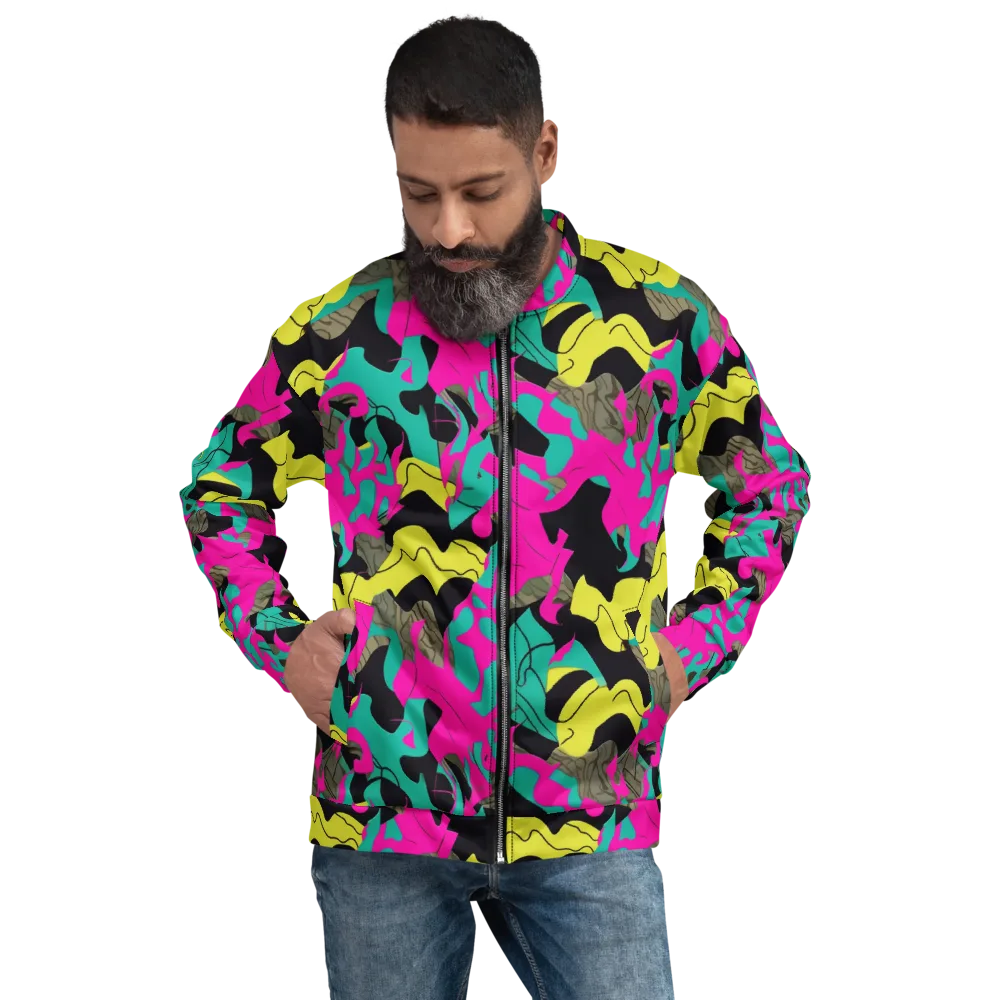 Safari Voltage on Bomber Jacket — Front