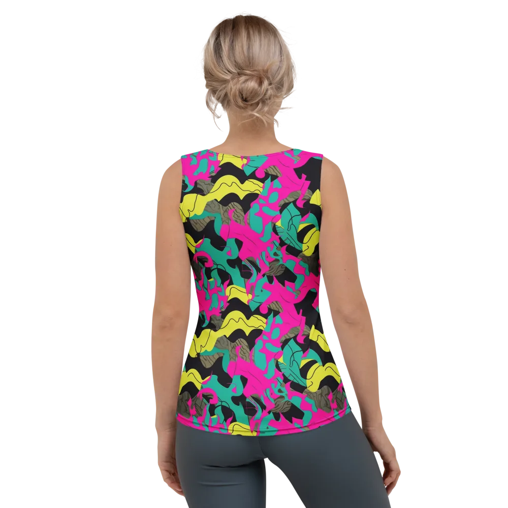 Safari Voltage on Women's Tank Top — Back