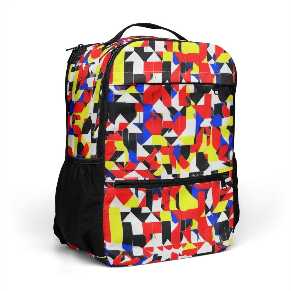 Electric Tesselation on Utility Backpack — Right Front
