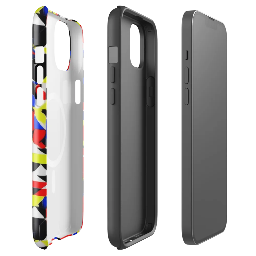 Electric Tesselation on MagSafe Tough Case for iPhone® — Front
