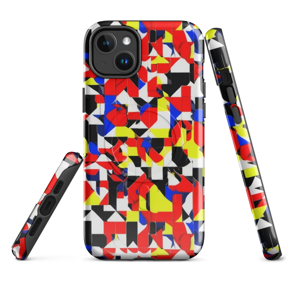 Electric Tesselation on MagSafe Tough Case for iPhone® — Front