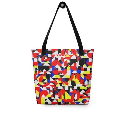Electric Tesselation on a Tote Bag