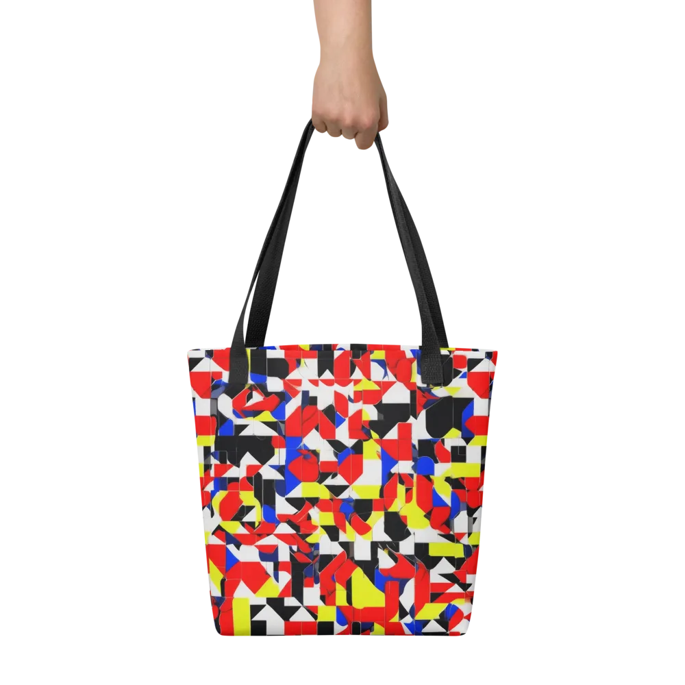 Electric Tesselation on Tote Bag — Front