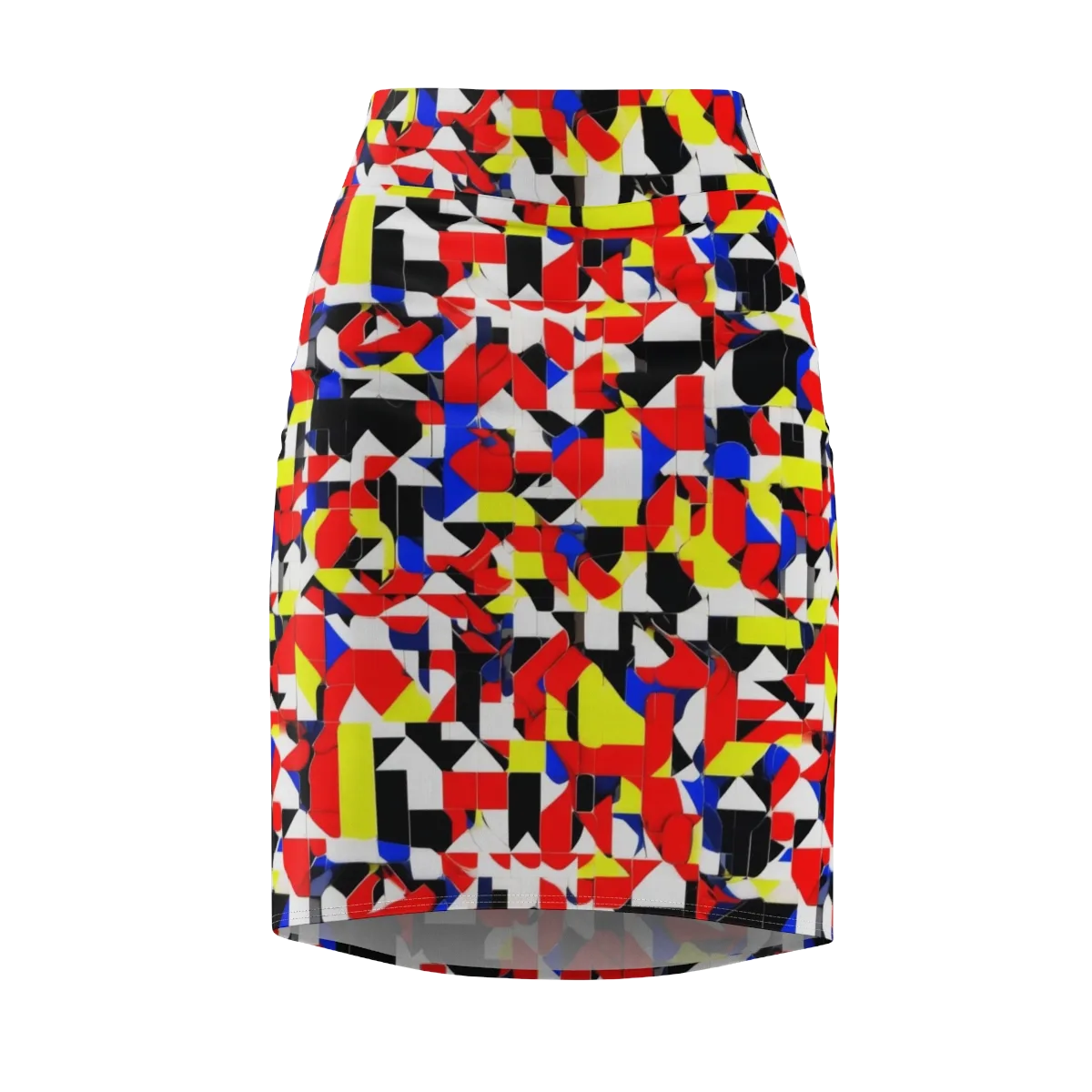 Electric Tesselation on Pencil Skirt — Front