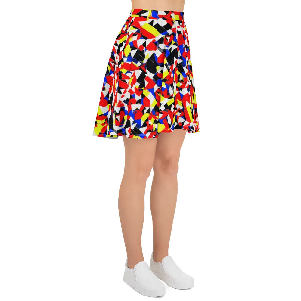 Electric Tesselation on Skater Skirt — Right