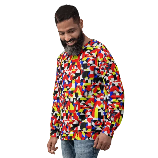 Electric Tesselation on a Sweatshirt