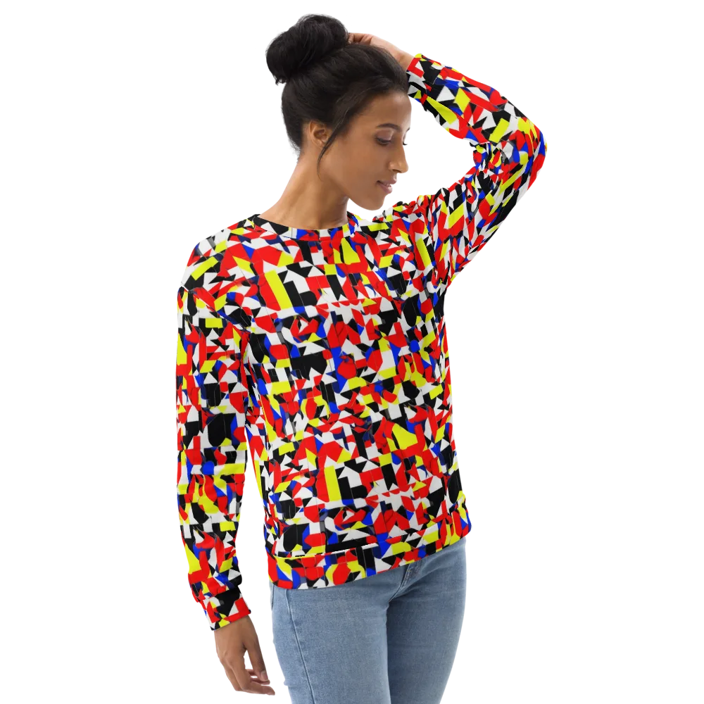 Electric Tesselation on Sweatshirt — Right Front